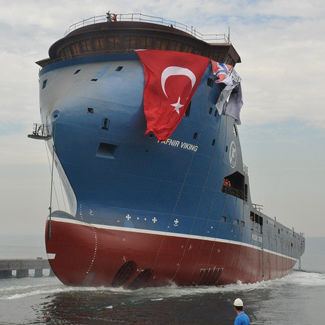 Offshore-Service-Schiff / Bohrinselversorgungsschiff (PSV) - FAFNIR VIKING - Cemre Shipyard