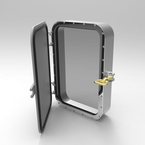 Fenster für Schiffe - ALUMINYUM IS - SHIP WINDOWS AND SCUTTLES - für Yacht / festinstalliert / rechteckig