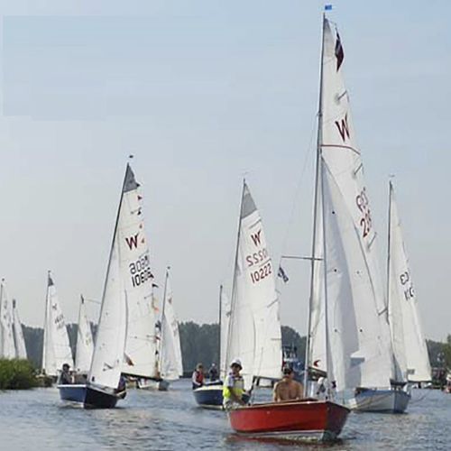 Zweihandjolle - Wayfarer - Hartley Boats - für Schulen / symmetrischer Spinnaker