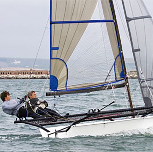 Zweihandjolle - Rebel - Hartley Boats - Skiff / Regatta / mit Doppeltrapez