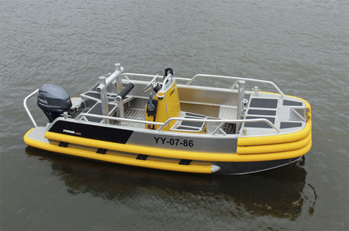 Hafenservice-Boot Berufsschiff - HARBOUR 45 - STORMER MARINE - Außenborder / Aluminium
