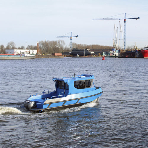 Boot für hydrographische Studien Berufsschiff - PORTER 78 OUTB - STORMER MARINE - Außenborder / Aluminium