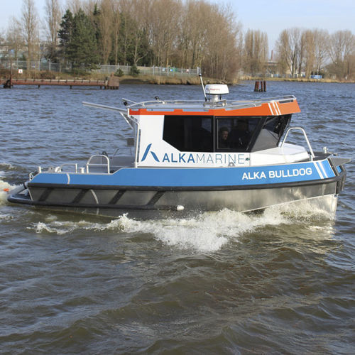 Boot für hydrographische Studien Berufsschiff - PORTER 78 INB - STORMER MARINE - Sternantrieb / Z-Antrieb / Aluminium