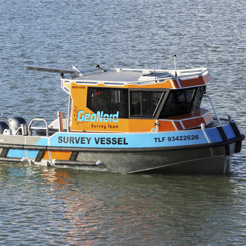 Boot für hydrographische Studien Berufsschiff - PORTER 68s - STORMER MARINE - Außenborder / Aluminium / transportierbar