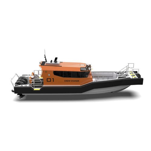 Crewboot-Berufsschiff - 130 - STORMER MARINE - Außenborder / Festrumpf-Schlauchboot