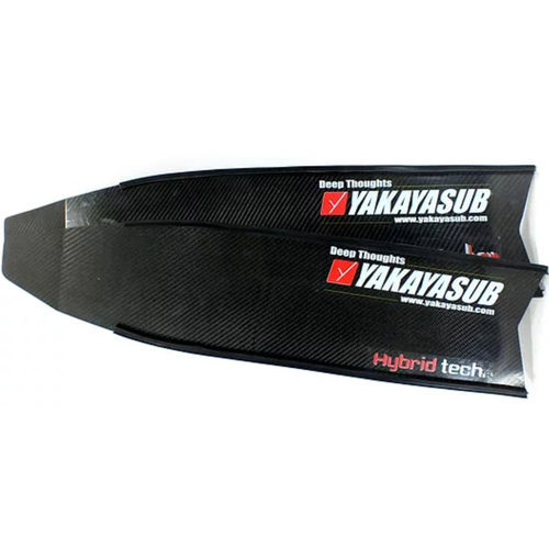 Flosse zum Speerfischen -  7202F Hybrid. - Yakayasub - Carbon / Vollfuß