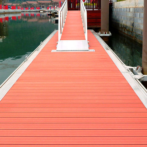 Steg-Bodenbelag / Verbundwerkstoff - ALDC-001 - Goodocks Marine (Hong Kong) Co., Ltd. - Kunststoff / Holz / Beton