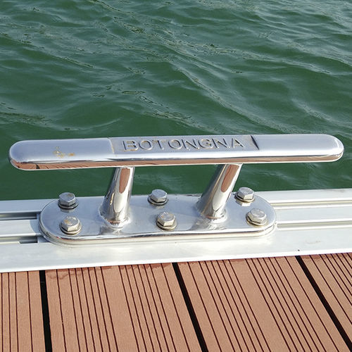 Klampe für Steg - SSCL-10T Standard - Goodocks Marine (Hong Kong) Co., Ltd. - doppelt / Edelstahl / polierter Edelstahl