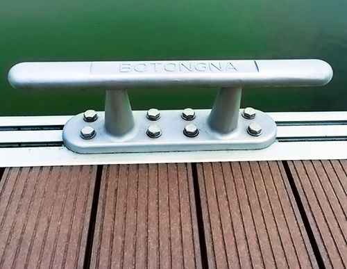 Klampe für Steg - ALCL-3T01 - Goodocks Marine (Hong Kong) Co., Ltd. - flach / doppelt / Aluminium