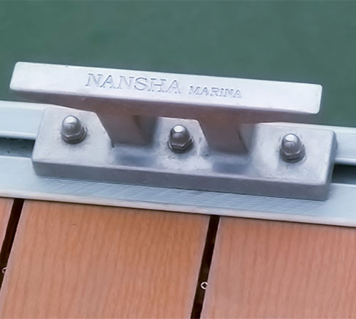 Klampe für Steg - ALCL-3T02 - Goodocks Marine (Hong Kong) Co., Ltd. - doppelt / Aluminium