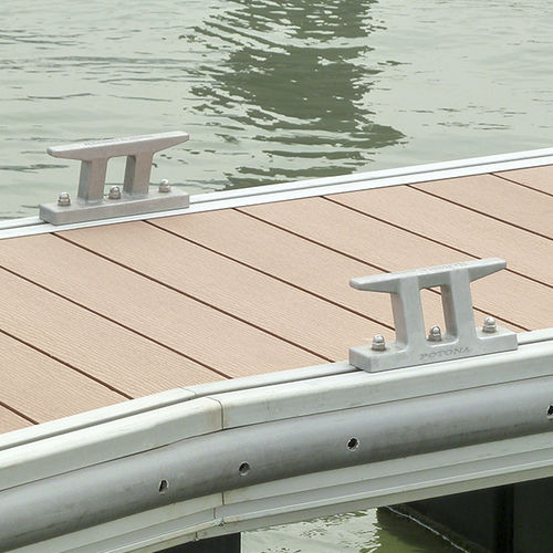 Klampe für Steg - ALCL-2T02 - Goodocks Marine (Hong Kong) Co., Ltd. - doppelt / Aluminium
