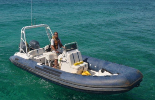 Arbeitsboot Berufsschiff - 22 - Donjon Marine - Außenborder / Festrumpf-Schlauchboot