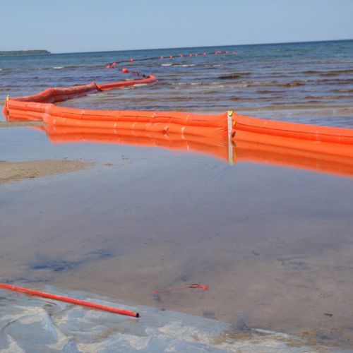 Sperre zur Schadstoffbekämpfung - Beach  - LAMOR - schwimmend / für Fluss / für Tidenhubgebiet