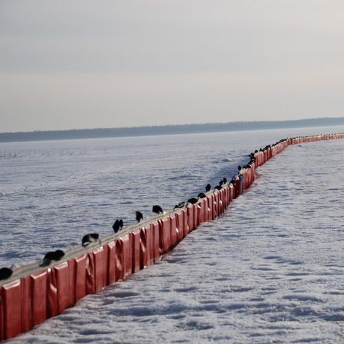 Sperre zur Schadstoffbekämpfung - FOB  - LAMOR - Starre Schwimmkörper / permanent / für Stillwasser