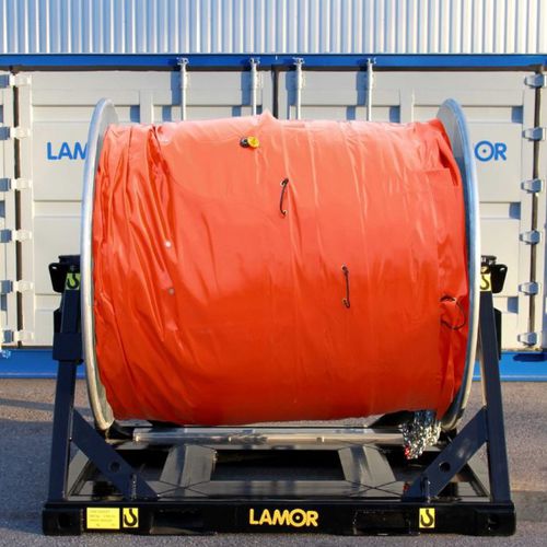 Rollreffanlage für Ölsperren / Container - HSR L-series - LAMOR - schleppbar