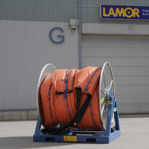 Rollreffanlage für Ölsperren / Container - LHR L 1815 - LAMOR - schleppbar