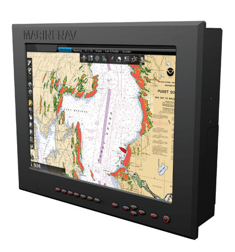 Monitor für Yacht - Mariner 15" - MarineNav Ltd. - für Schiffe / für Marineanwendungen / Navigationssystem