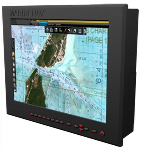 Monitor für Marineanwendungen - CG Elite 15" - MarineNav Ltd. - für Yacht / Navigationssystem / mit Touchscreen