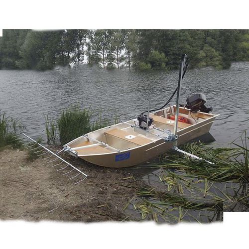 Umweltschutzboot - Barque dépollution - La Maltière - Alu Speed Boat - Außenborder / Diesel / elektrisch