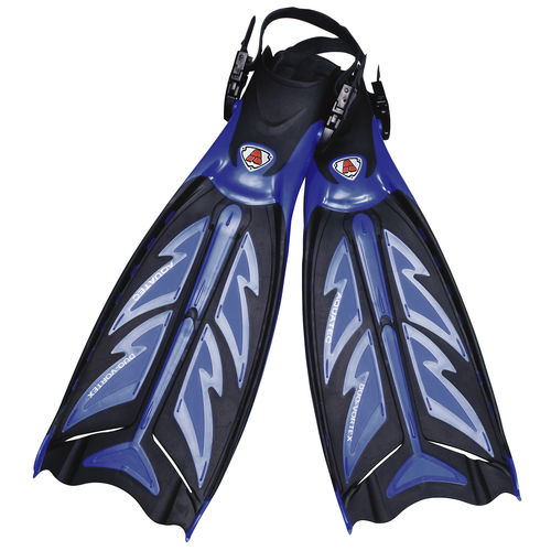 Tauchflosse - FN-600 (BLUE) - Aquatec - Kunststoff / Verbundwerkstoff / verstellbar