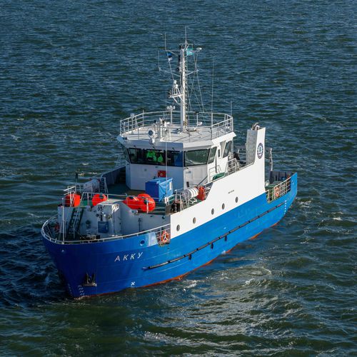 Schiff für Gewässerstudien - AKKY - Baltic Workboats AS