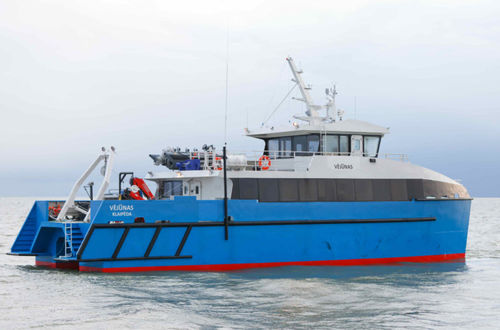 Meeresforschungsschiff Berufsschiff - VEJUNAS - Baltic Workboats AS - Katamaran / Innenborder / Aluminium