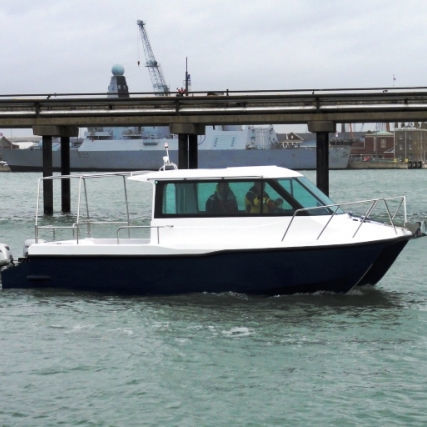 Cabin-Cruiser / Katamaran - Blue Haven - Cheetah Marine - Außenborder / zweimotorig / Hardtop