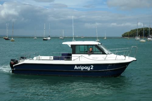 Crewboot-Berufsschiff - Arripay II - Cheetah Marine - Katamaran / Außenborder