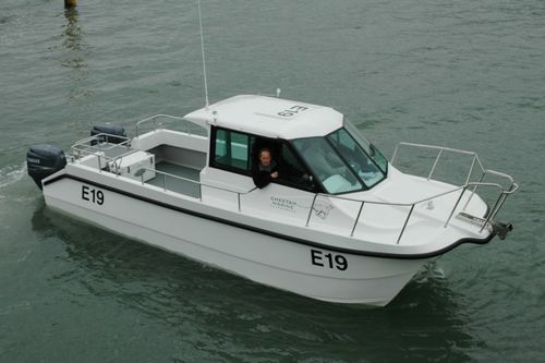Außenborder-Walkaround - Bluewater - Cheetah Marine - zweimotorig / mit geschlossenem Cockpit / Sportfischer