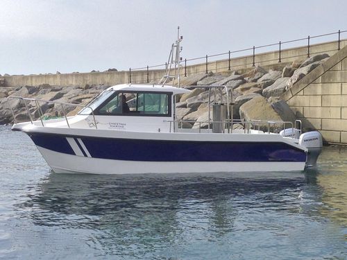 Boot für hydrographische Studien Berufsschiff - Cheetah Marine - Katamaran / Außenborder / Aluminium