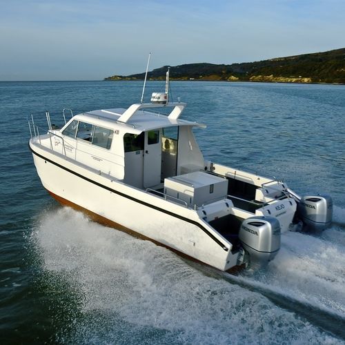 Cabin-Cruiser / Katamaran - Kejo - Cheetah Marine - Außenborder / zweimotorig / Hardtop