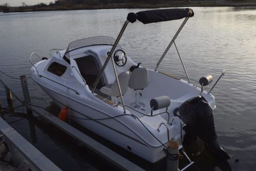 Offenes Boot / Außenborder - QX480 - Marine Times Newspaper - Open / mit Doppeldeck / Sport