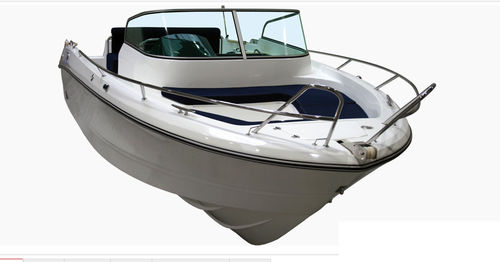 Cabin-Cruiser / Außenborder - QX750 - Marine Times Newspaper - Open / mit Seitenkonsole / Sport