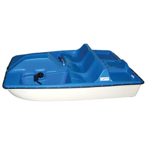 Dreisitzer-Tretboot - Colonel  - BW Marine - Polyethylen / blau / rot