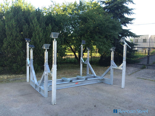 Bootsgestell für Segelboot - Reecon Steel - für Motorboot / verstellbar / stationär