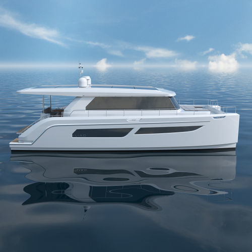 Katamaran-Motoryacht - 53E - ILIAD Catamarans - für Kreuzfahrten / klassisch / Hardtop