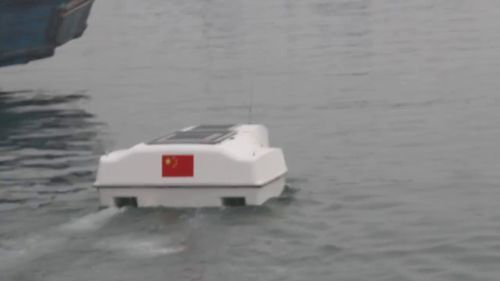 Überwachungs-Seedrohne - HV300 - Qing Dao Hvon Boat Co., Ltd. - teleoperiert / elektrisch / Trimaran
