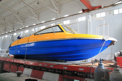 Außenborder-Runabout - YB-650 - Changzhou Youbang Boat Co., Ltd. - mit Doppelkonsole / Open / max. 10 Personen