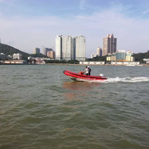 Außenborder-Schlauchboot - RIB-450 - Changzhou Youbang Boat Co., Ltd. - Open / Aluminium / Sonnendeck