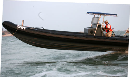 Außenborder-Schlauchboot - RIB-950 - Changzhou Youbang Boat Co., Ltd. - zweimotorig / Open / mit Mittelkonsole
