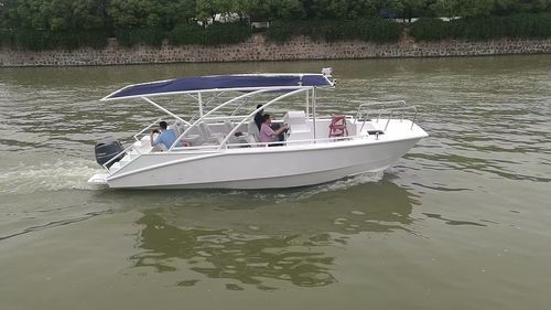 Passagierboot Berufsschiff - aluminium catamaran - Changzhou Youbang Boat Co., Ltd. - Katamaran / Außenborder / Aluminium
