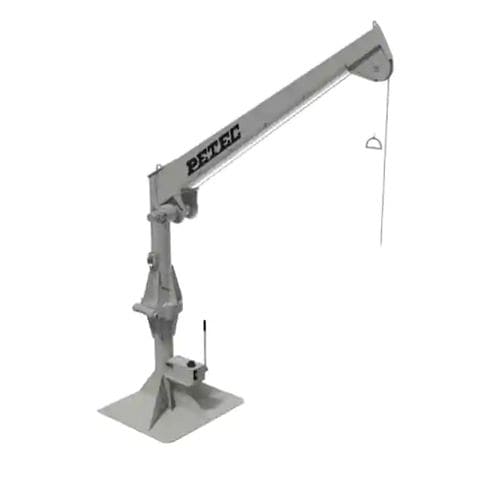 Davit für MOB-Boot - Petec Services - hydraulisch