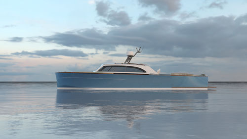 Express-Cruiser / Innenborder - Meera 38 - Etkin Marin - zweimotorig / Hardtop / Freizeit