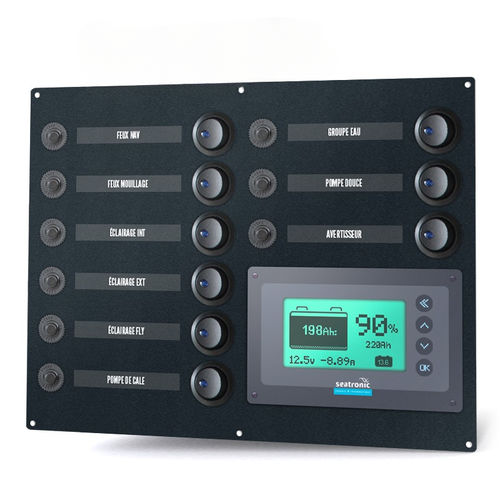 Schalttafel für Boot - ETA09G - seatronic - Lampen / LED