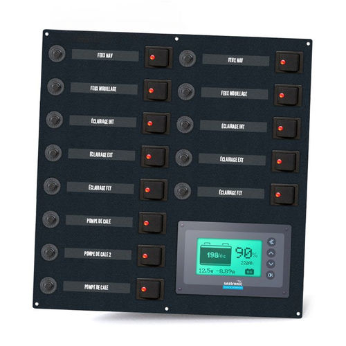 Schalttafel für Boot - ETA13GB - seatronic - Lampen / für Lenzpumpen / LED