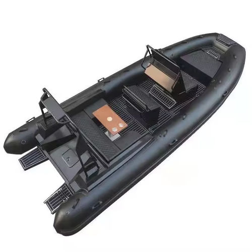 Außenborder-Schlauchboot - 640 CE Deluxe - MerVista Boat - halbstarr / Open / mit Mittelkonsole