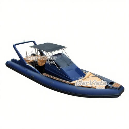 Außenborder-Schlauchboot - Luxury 960 - MerVista Boat - zweimotorig / halbstarr / RIB