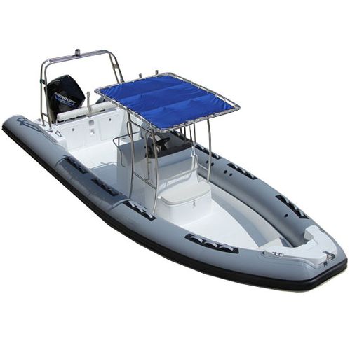 Ausflugsboot Berufsschiff - 800 - MerVista Boat - Außenborder / GFK / Festrumpf-Schlauchboot