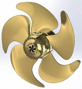 Bootspropeller - PCP - PIENING-PROPELLER - Verstell / Shaft-Drive / 4-Flügel