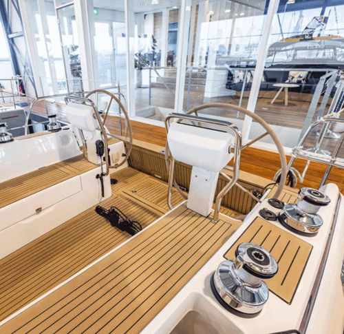 Platte für Bootsdeck-Beläge - EcoDeck® - Werkvreugde Dutch stainless steel perfection / EcoDeck - PU-Harz / wasserabweisend / flexibel